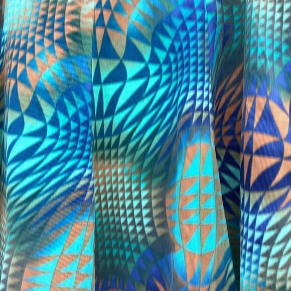 Vintage DS Lab flared abstract skirt size 12.  0465 - Picture 4 of 5